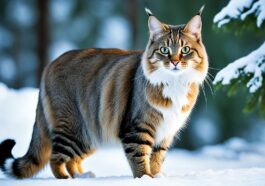 gato bosque de noruega