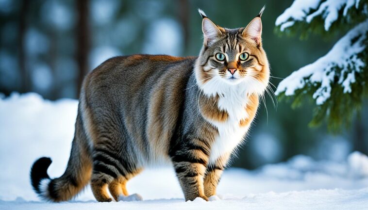 gato bosque de noruega